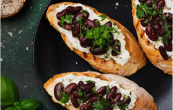 Kidney Beans Sandwich with Cottage Cheese Recipe